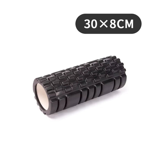 30Cm Yoga Column Foam Fitness Muscle Training Pilates Sports Massage Foam Roller Grid Trigger Point Therapy Home Gym Exercise